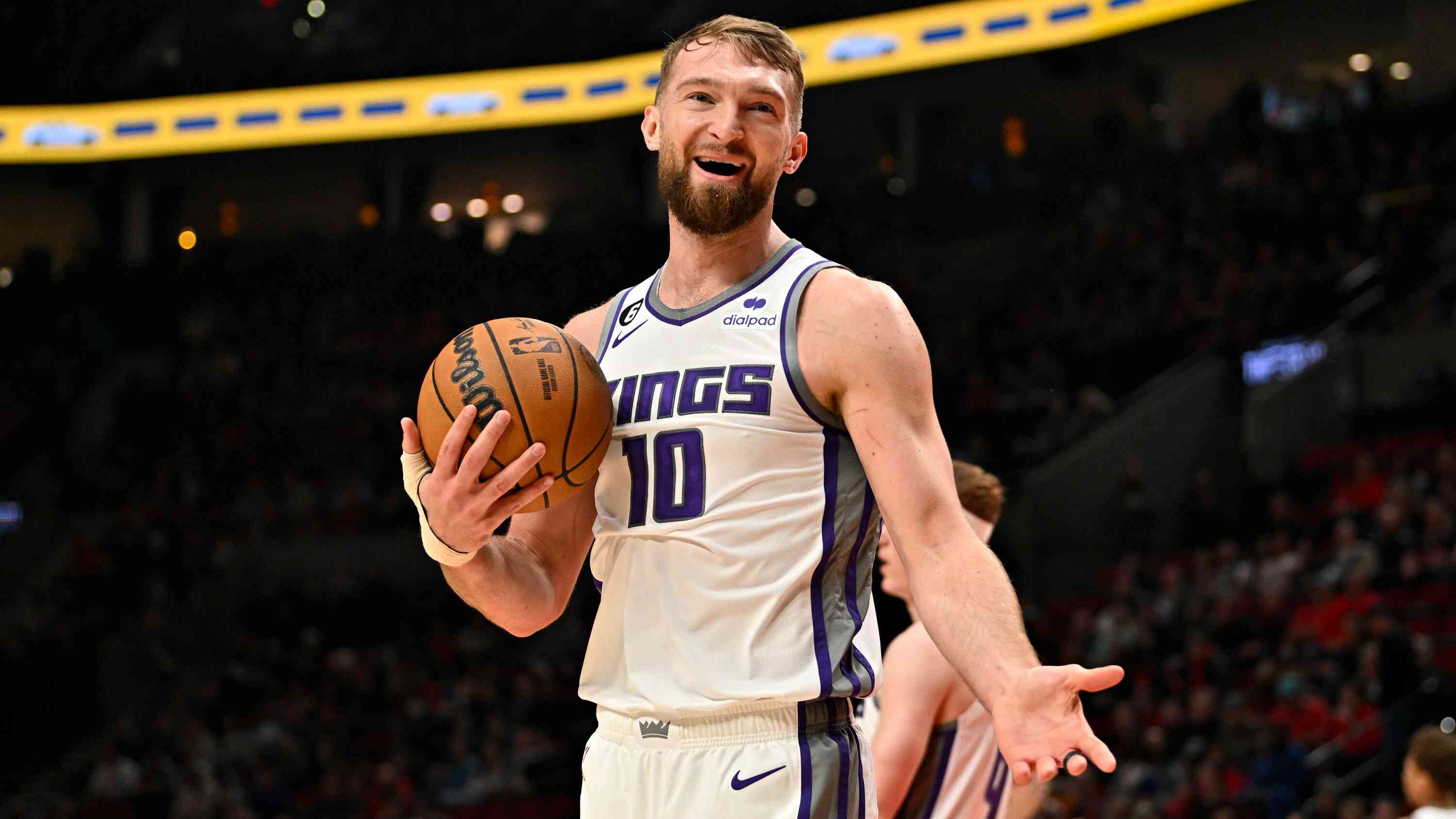 Domantas Sabonis on his Kings hosting the Warriors in ...