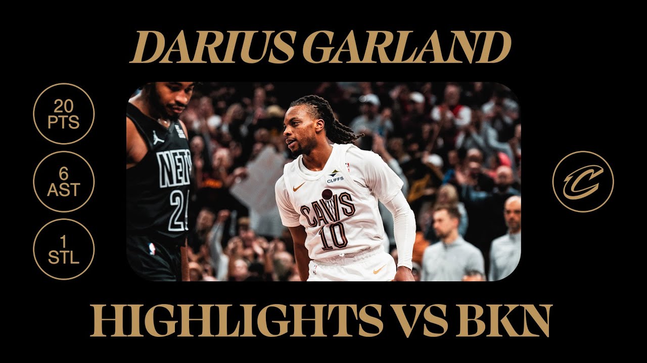 Cavs vs Nets | Darius Garland Highlights | 11.9.2024