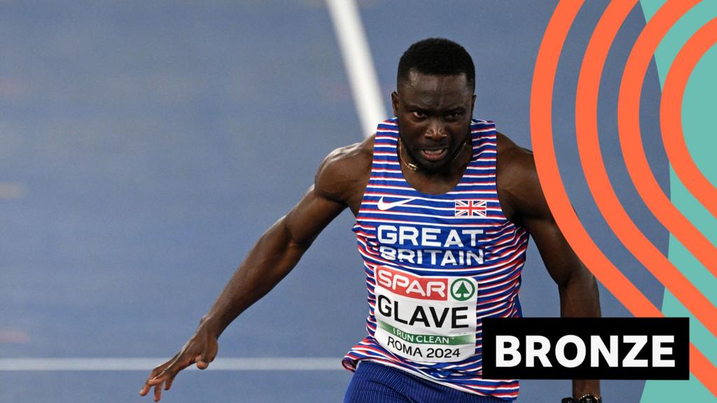 Can you tell Romell Glave enjoyed winning that 100m bronze ...