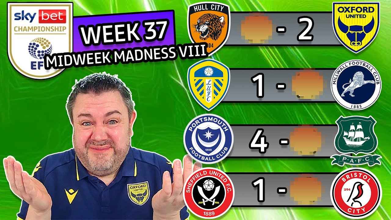 2024/2025 Championship - Week 37 Predictions - 10 Games ...