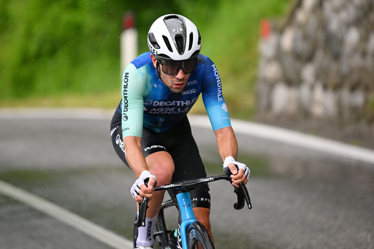 Andrea Vendrame is the winner of the stage 19 of the Giro d ...