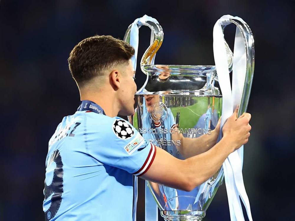 La pesadilla de Julián Álvarez en Champions League