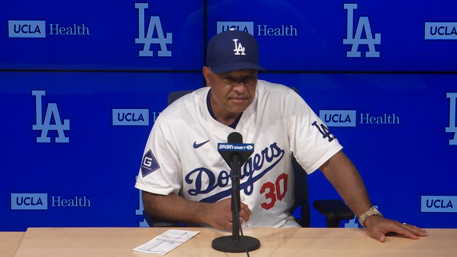 Dave Roberts on the shutout win | 09/08/2024 | Los Angeles ...