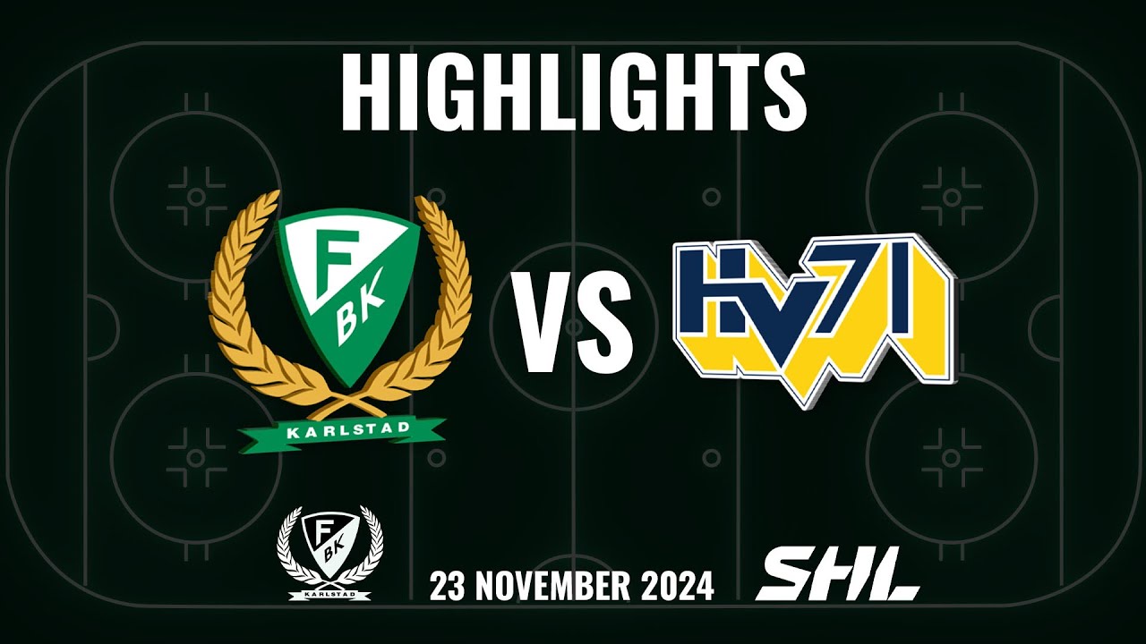 Highlights från Färjestad - HV71 *SHL OMGÅNG 20*