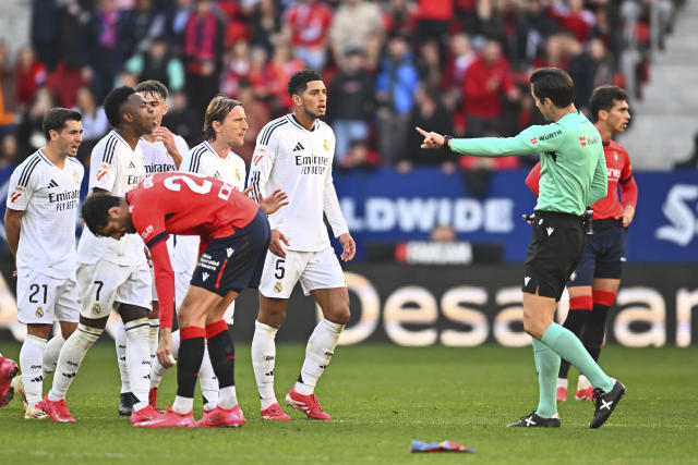 ?Real Madrid Held by Osasuna After Bellingham`s Red Card ...