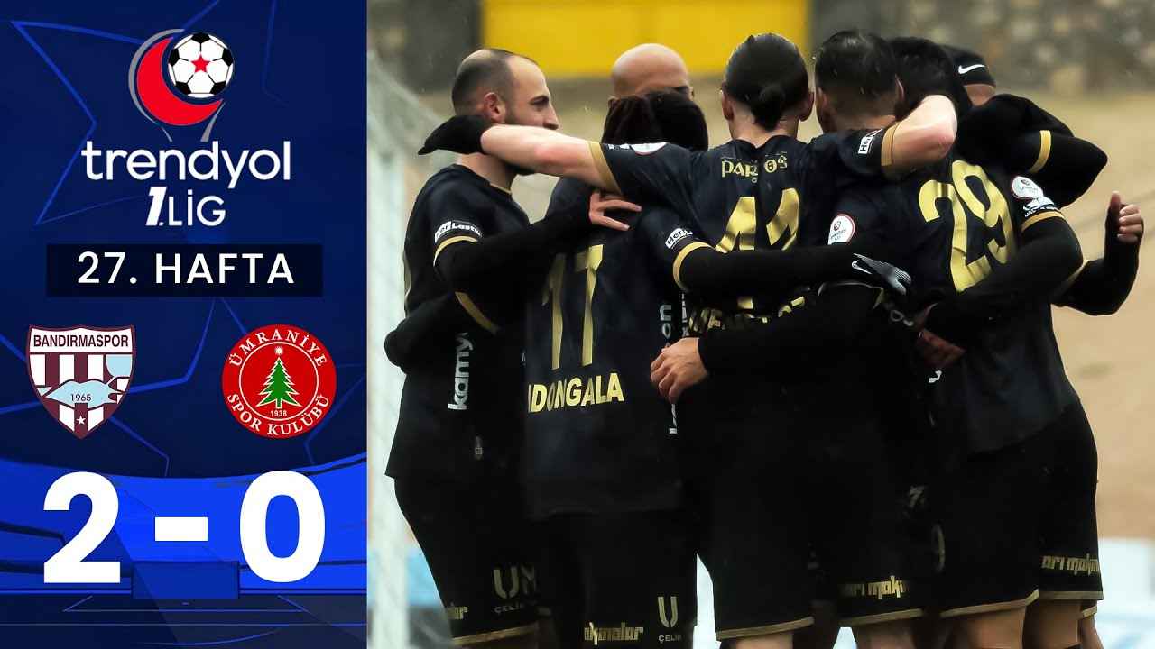 Bandırmaspor (2-0) Ümraniyespor - Highlights/Özet | Trendyol ...