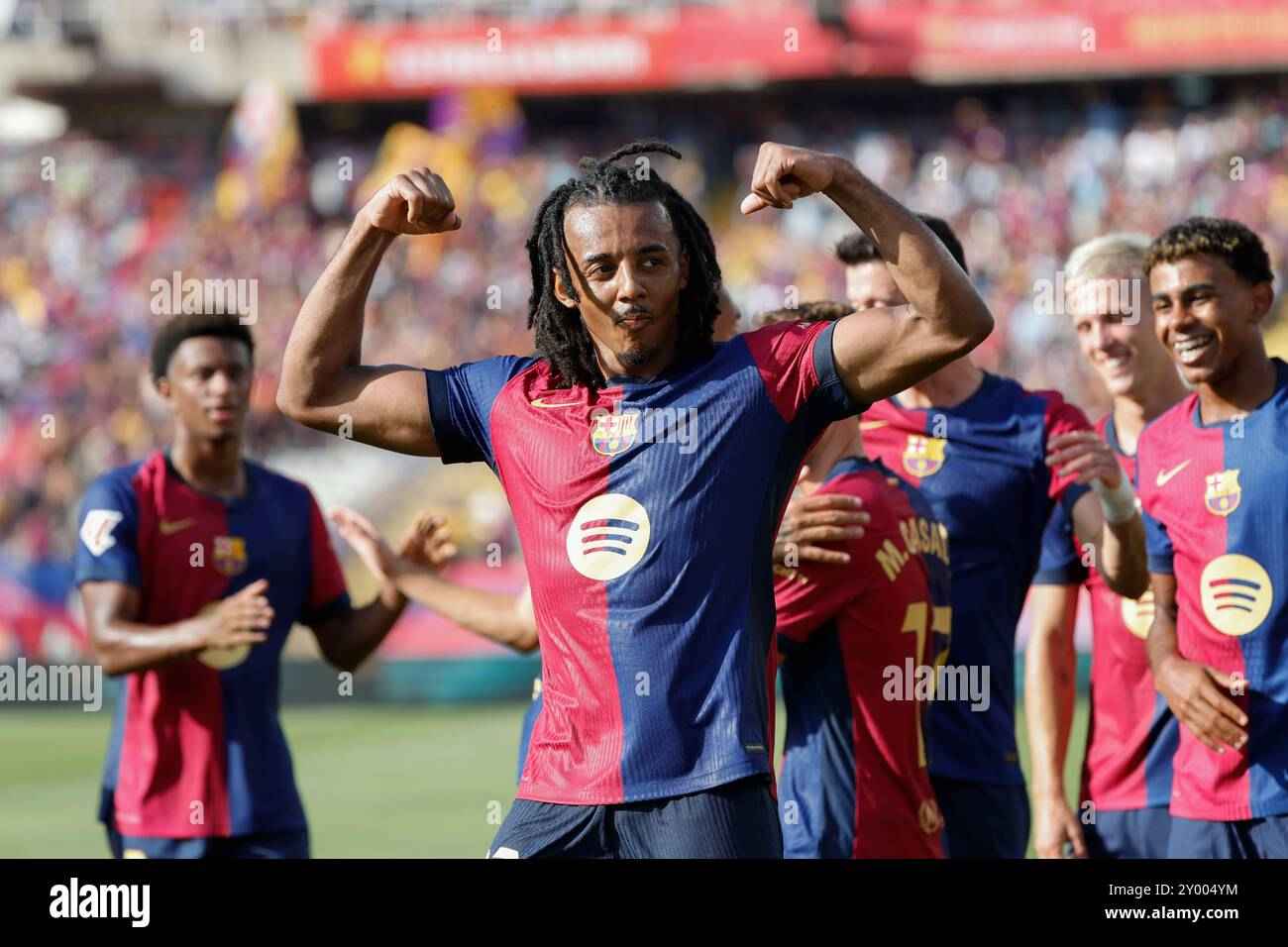 Jules Kounde`s Spectacular Goal for FC Barcelona in La Liga