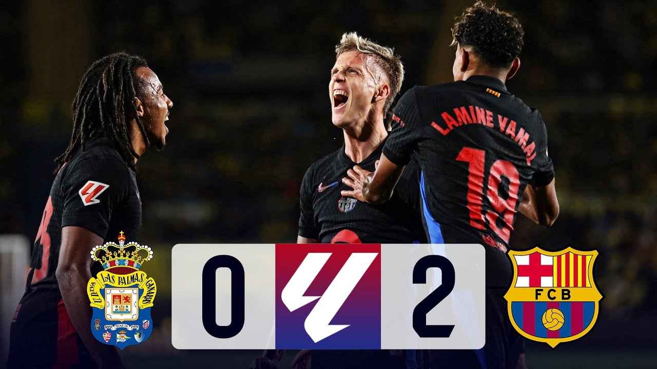 LAS PALMAS 0-2 BARCELONA - LA LIGA 2025 - MATCH ...