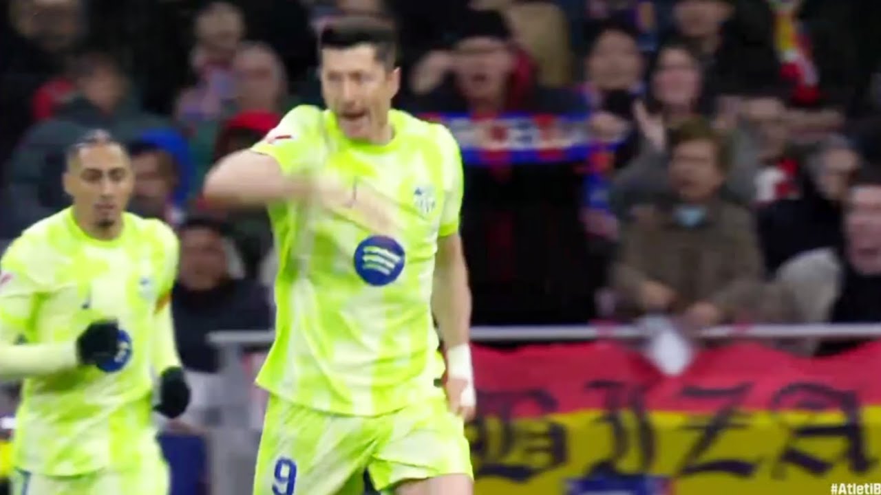 What a match #barca #atleti #laliga | Lewandowski Goal Today