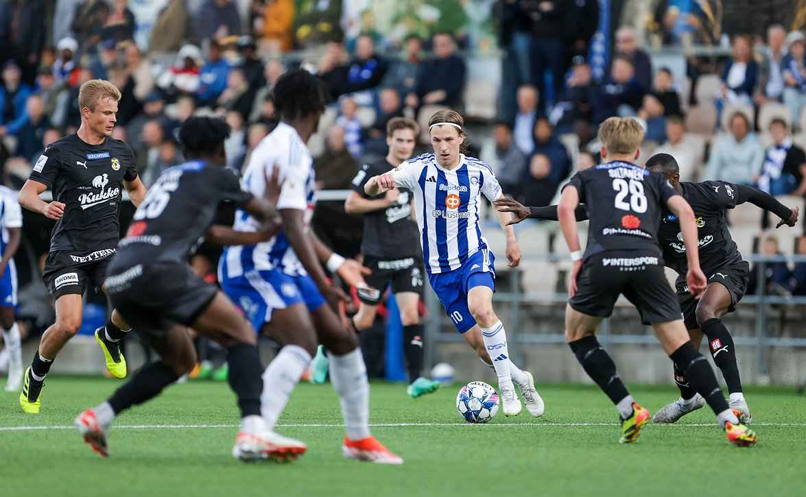 HJK ja SJK tasapisteissä, KuPS voitti Djurgårdenin