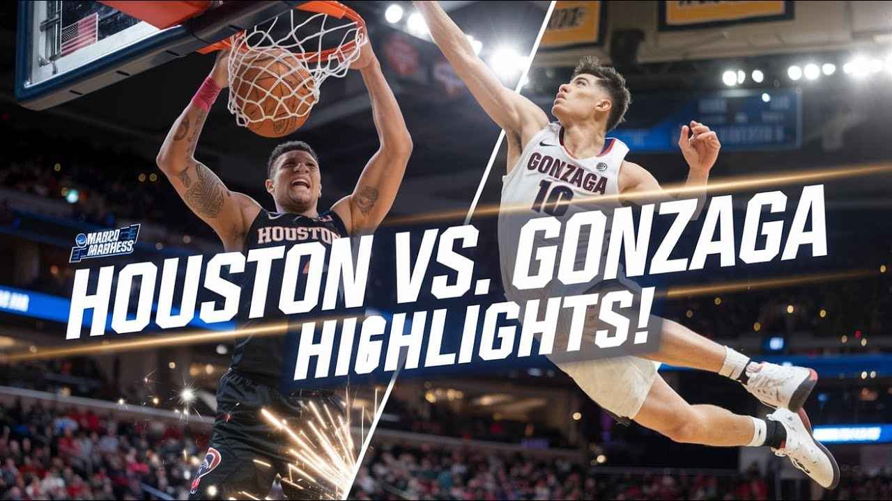 Gonzaga vs. Houston Highlights March Madness Action