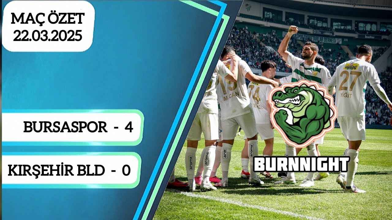 Bursaspor, Kırşehir`i 4-0 Geçti