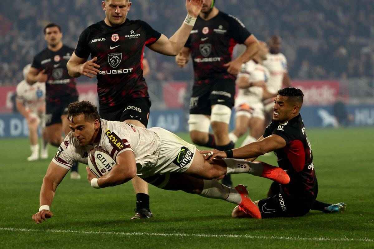 Bordeaux-Bègles s`impose face à Toulouse en Top 14