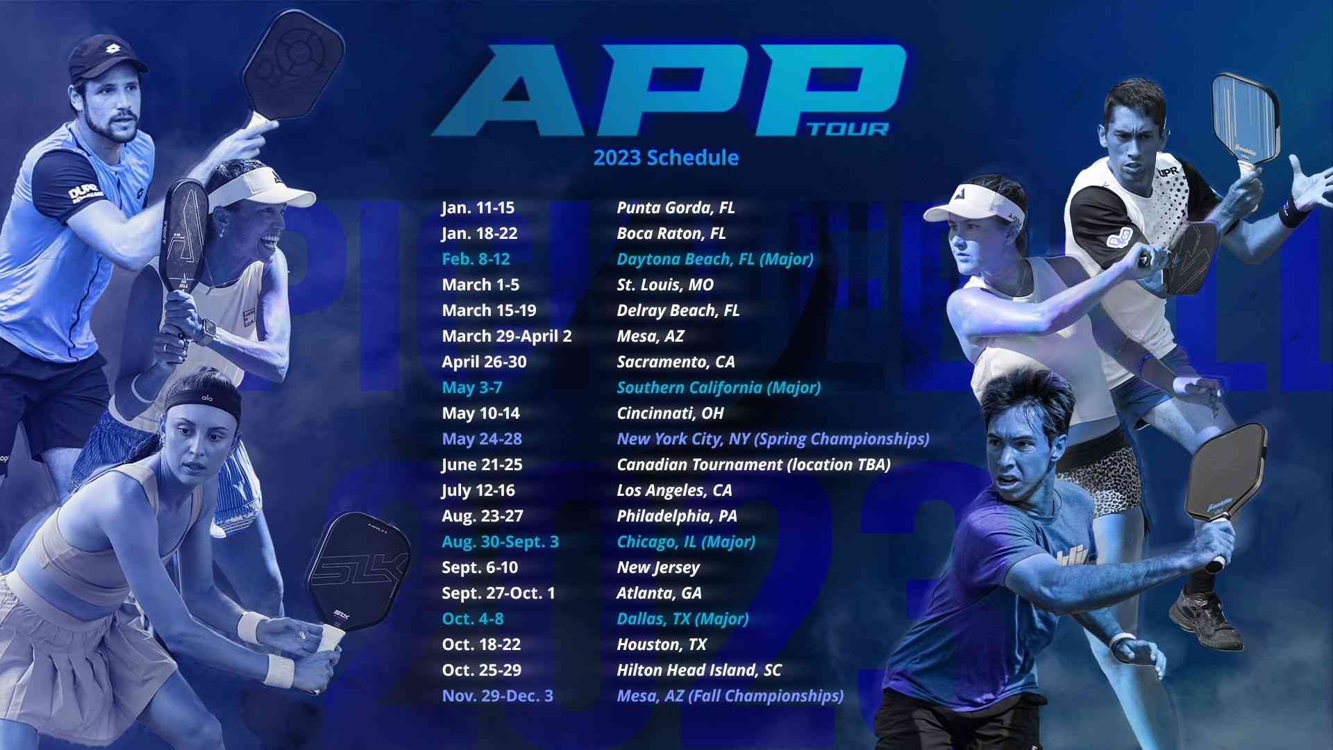 Pickleball`s APP Tour 2025 Unveils Exciting Schedule