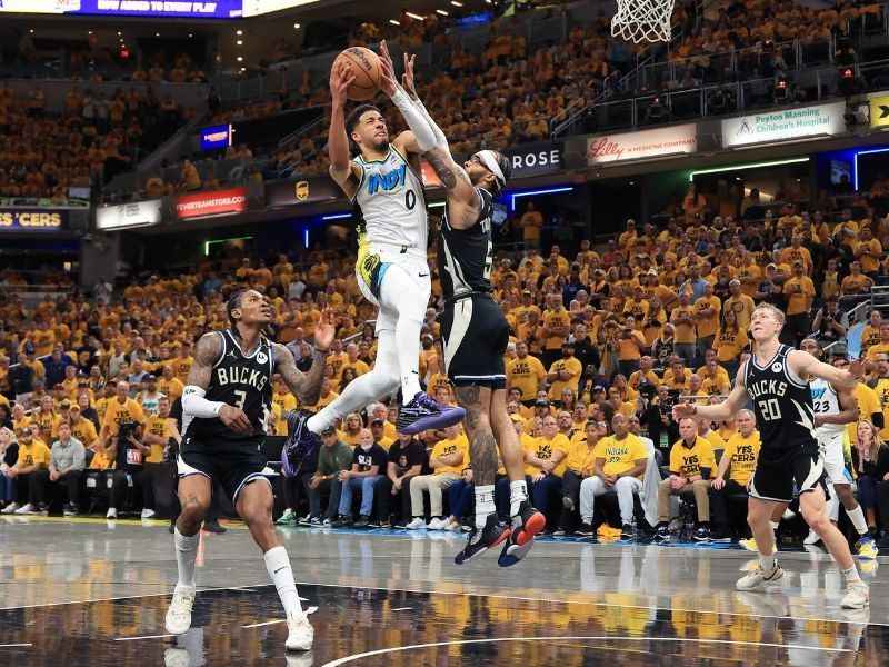 Pacers` Haliburton fører til sejr over Bucks