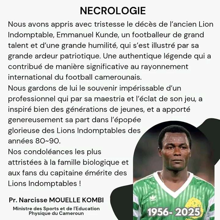 Nécrologie: le Minsep pleure un ancien Lion.