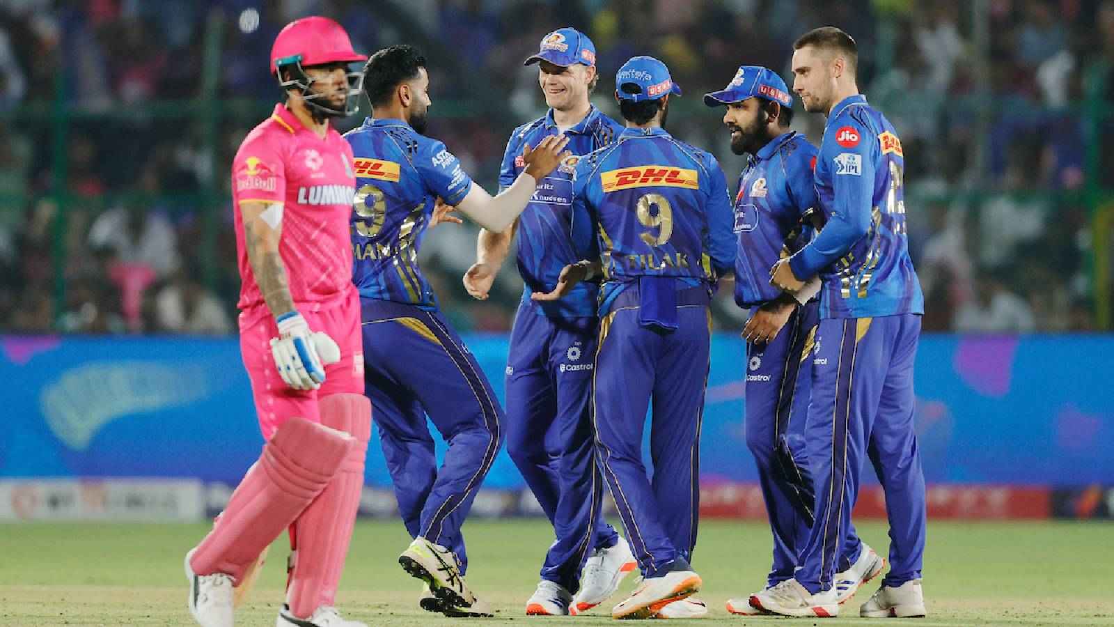 Mumbai Indians Crush Rajasthan Royals in IPL Clash