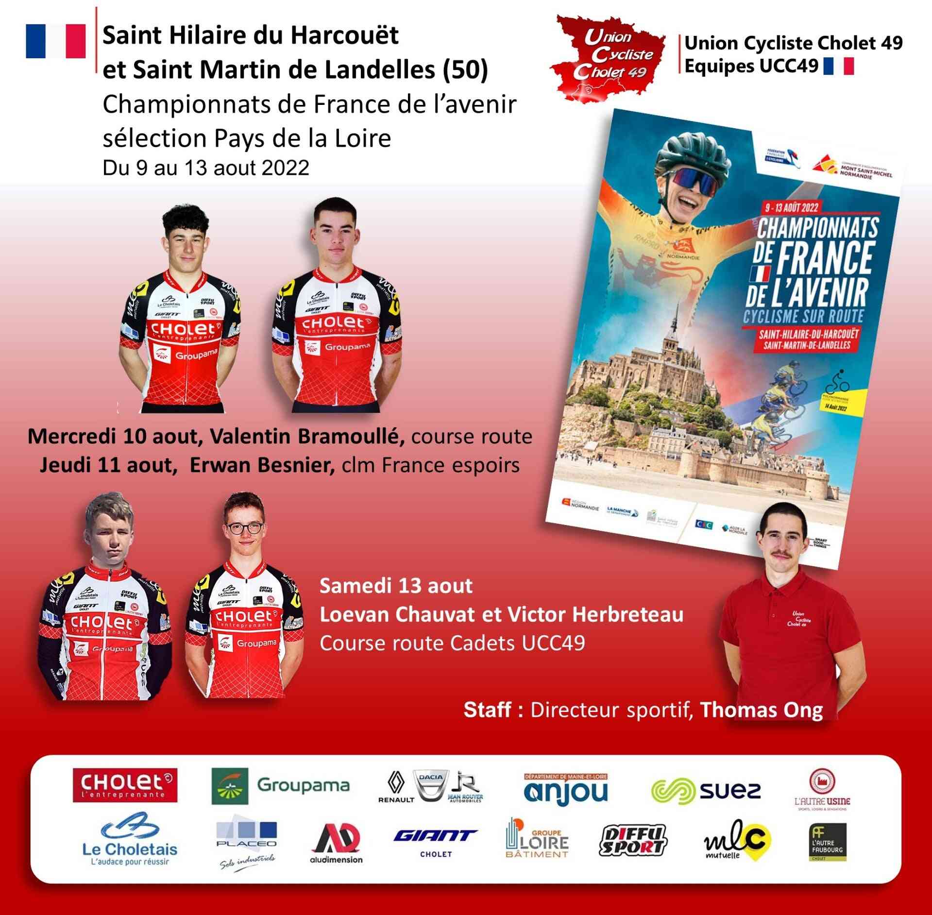 Union Cycliste Cholet 49 triomphe au Chrono 47