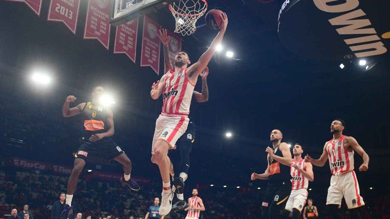 Ολυμπιακός Πειραιώς: Νίκη επί ΑΕΚ στην A1 Basket League