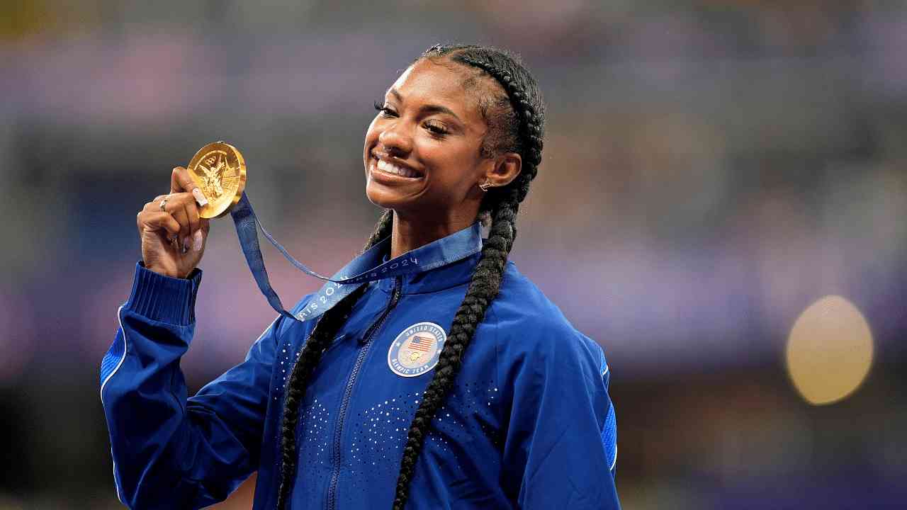 Masai Russell brille au Grand Slam Track