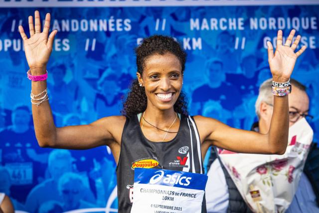Mekdes Woldu bat le record de France du 10 km