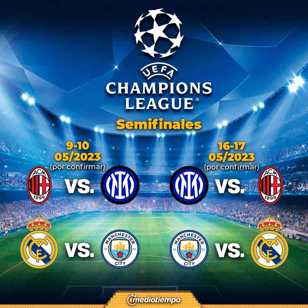 Semifinales de Champions: Inter vs Barcelona y PSG vs Arsenal
