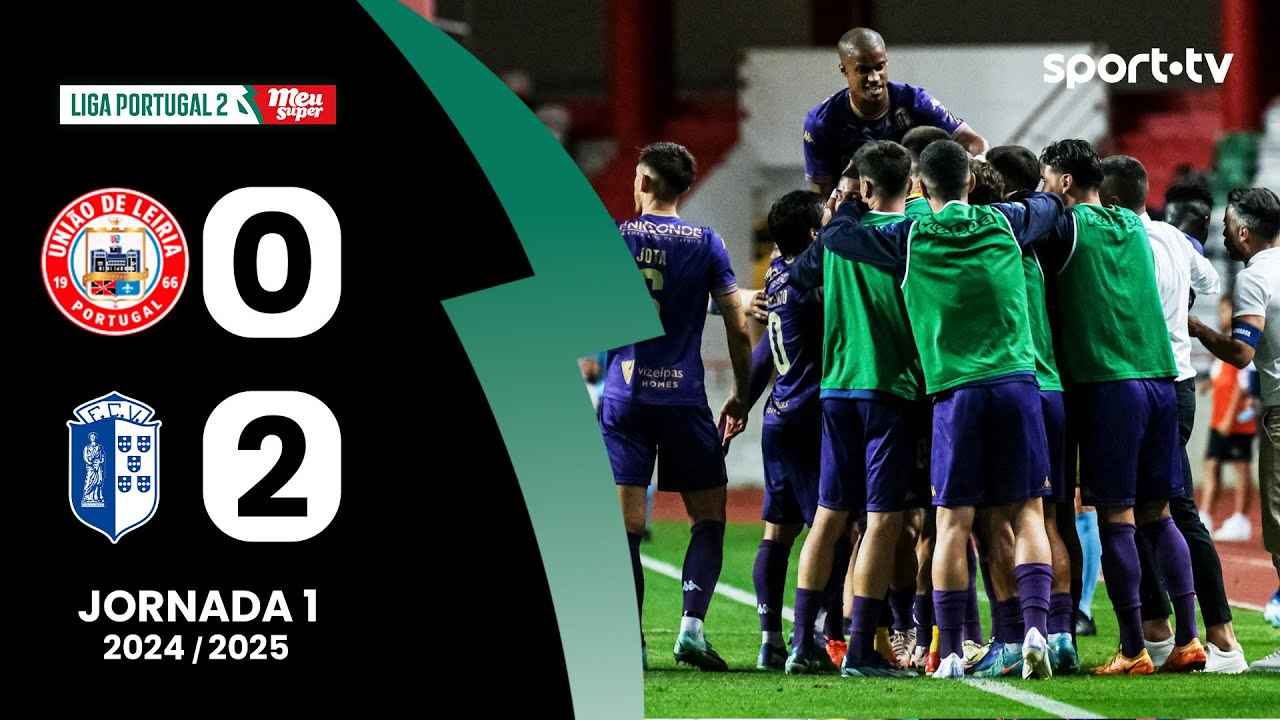 Vizela e União de Leiria brilham na Liga Portugal 2