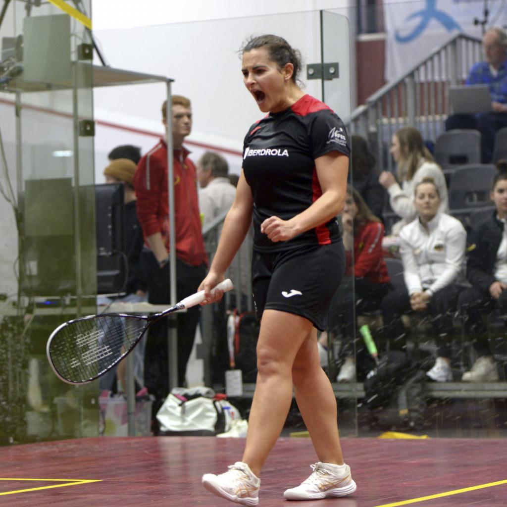 España femenina brilla en el Europeo de squash