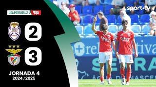Empate emocionante na Liga 2 entre Benfica B e Felgueiras