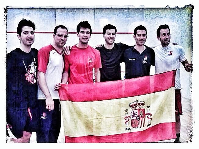 Éxito de la selección española en el Europeo de Squash