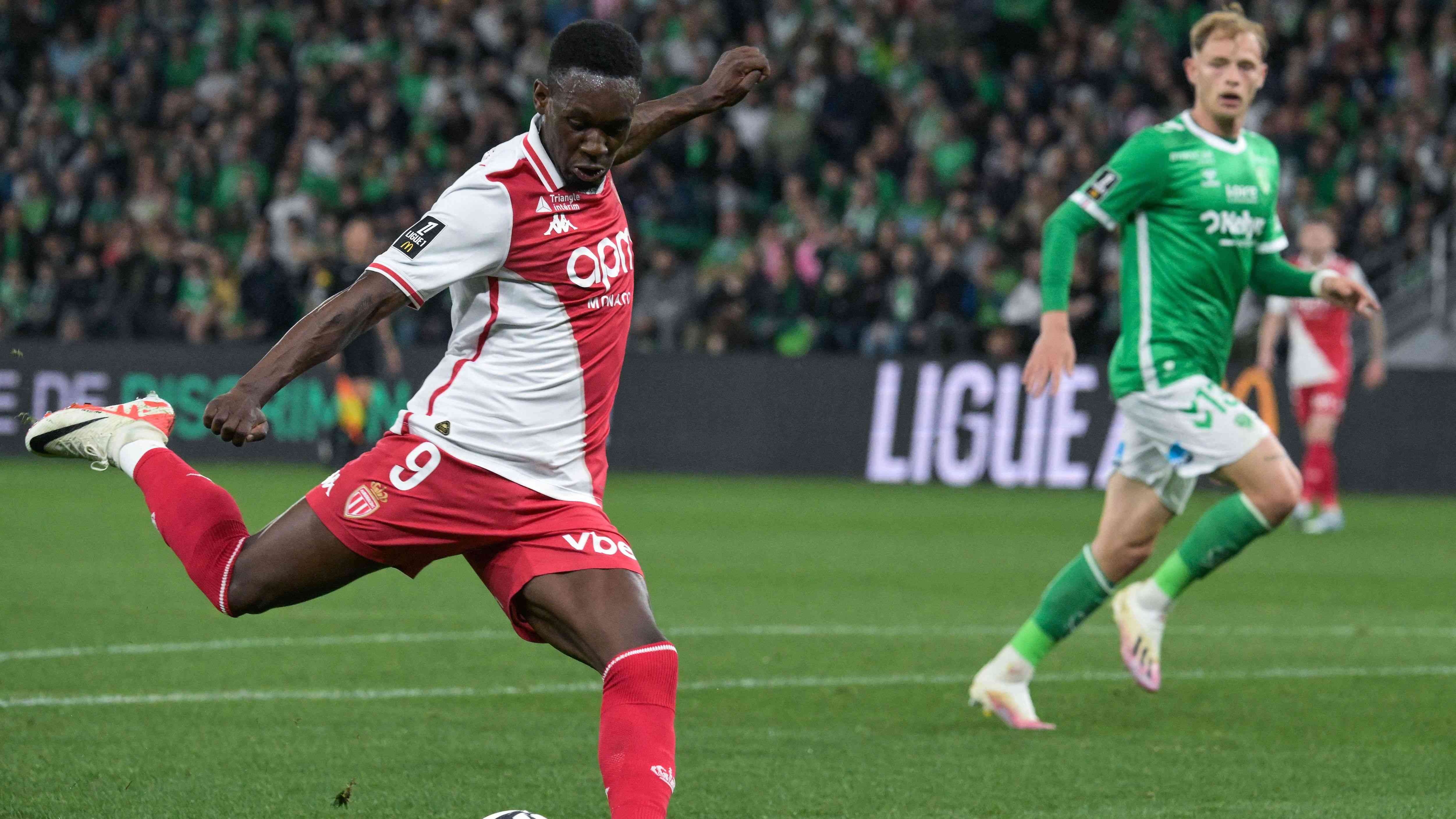 Monaco triomphe à Saint-Étienne avec Balogun en vedette