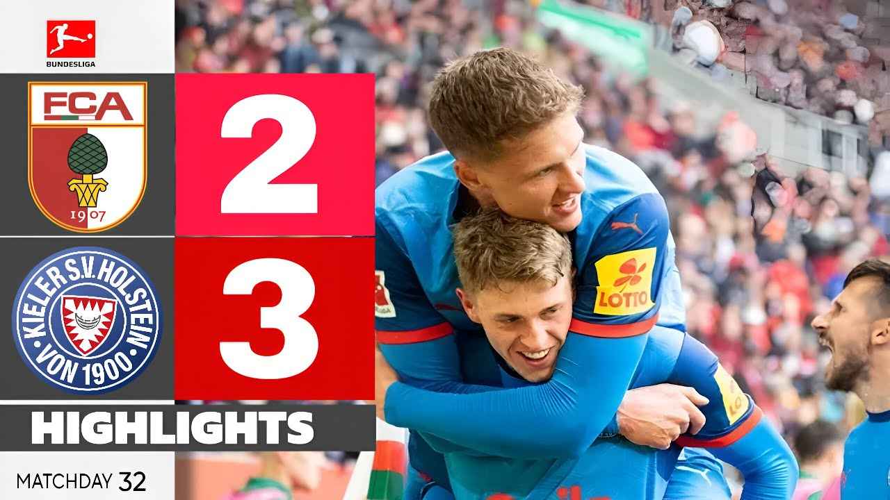 Kiel besiegt Augsburg klar im Bundesliga-Duell