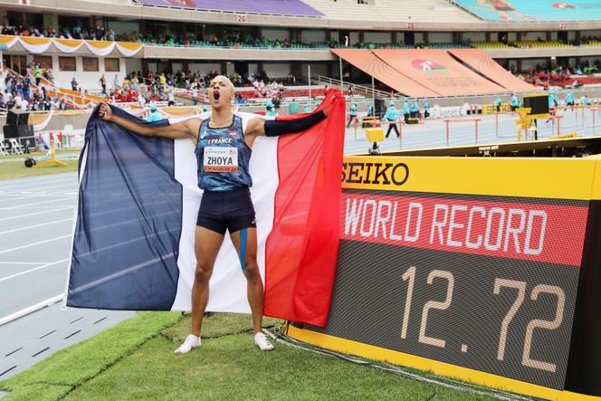 Sasha Zhoya brille en athlétisme international