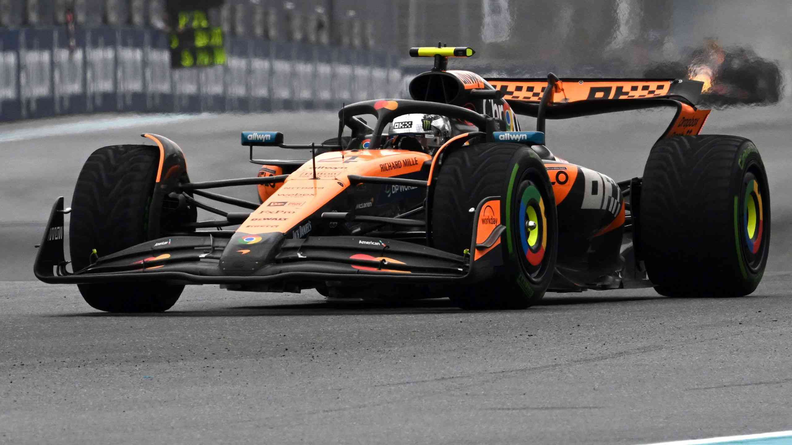 Carlos Sainz y Fernando Alonso en el Gran Premio de Miami