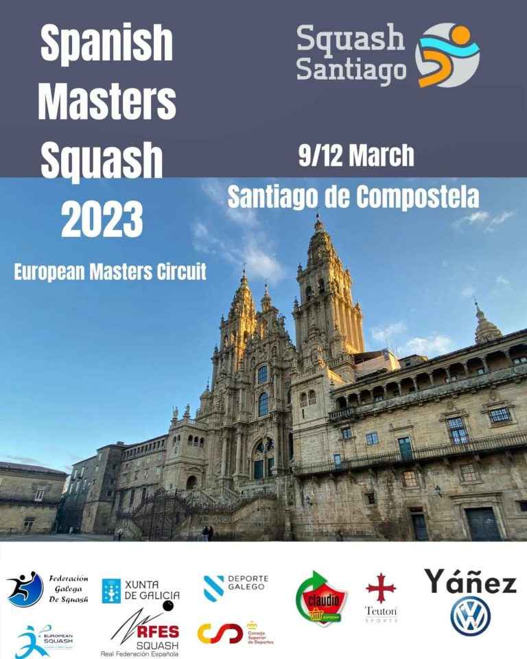 Equipos españoles en el Europeo de Squash 2023