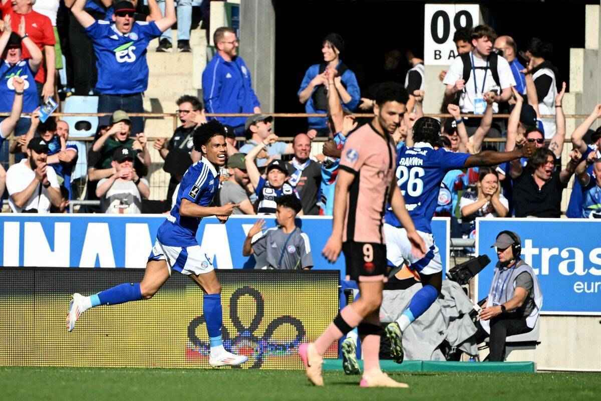 Strasbourg surprend le PSG en Ligue 1