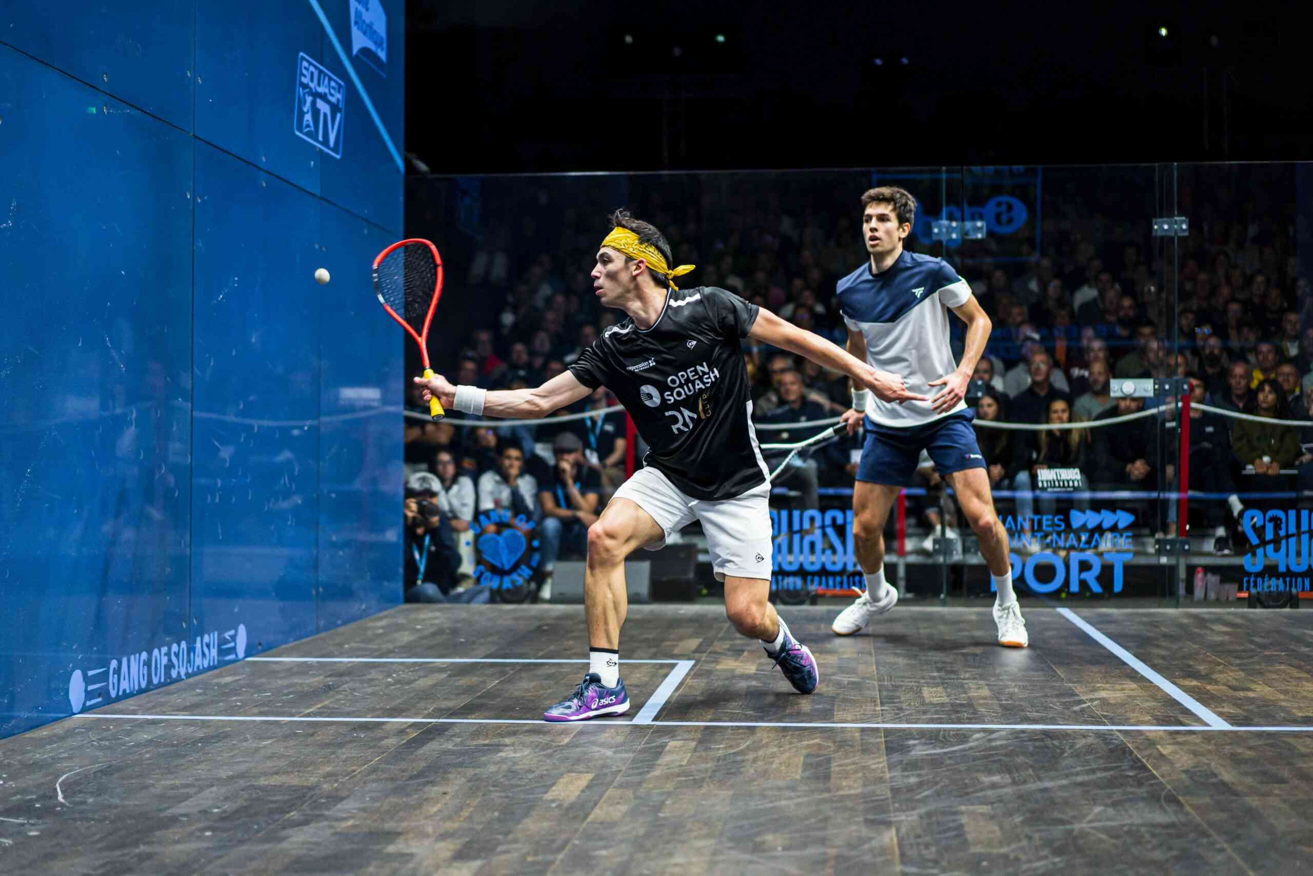 Crouin triomphe au tournoi de squash en France