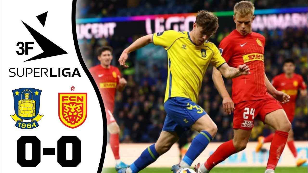 Brøndby IF kæmper i Superligaen mod FC Nordsjælland
