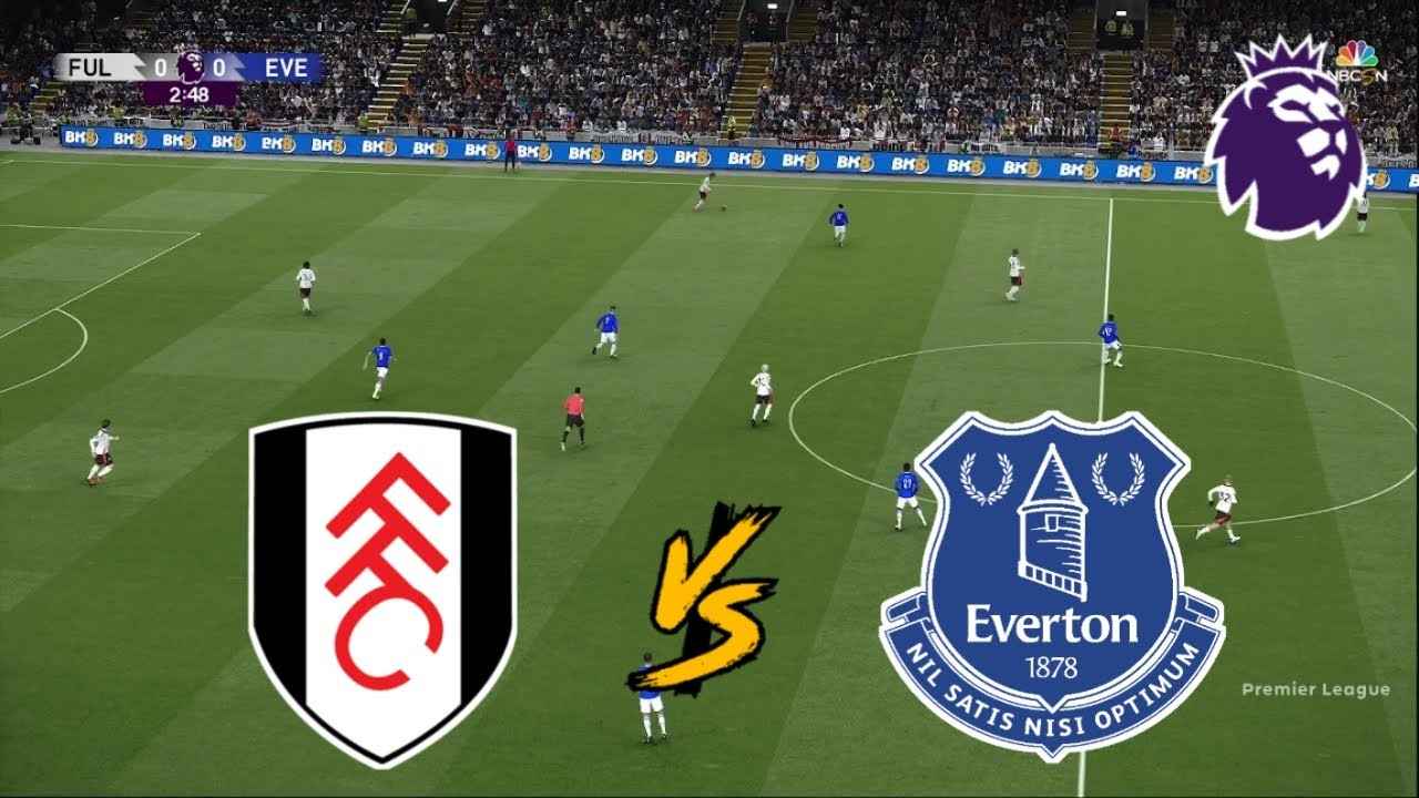 Fulham och Everton i het Premier League-drabbning