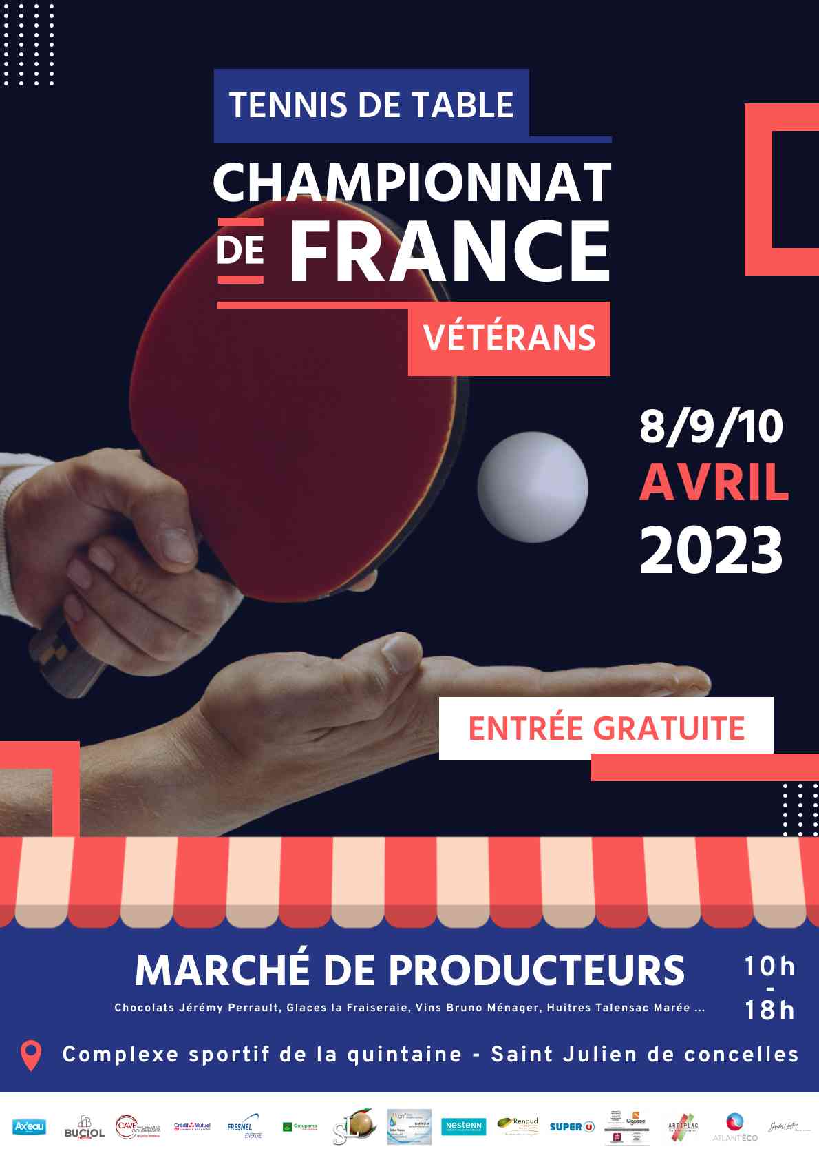 Équipe de France en action aux championnats vétérans