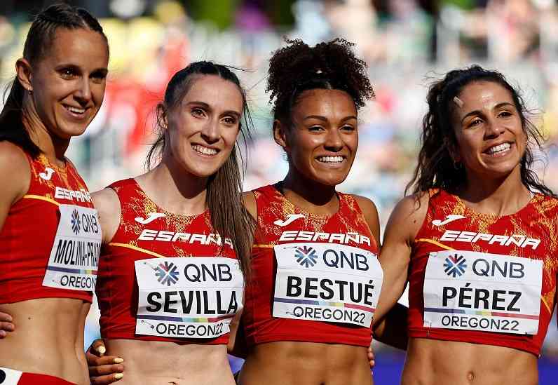 España brilla en el Mundial de Relevos con Paula Sevilla