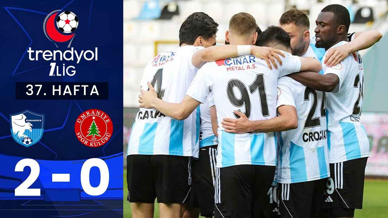 Erzurumspor FK, Ümraniyespor`u Geçti!