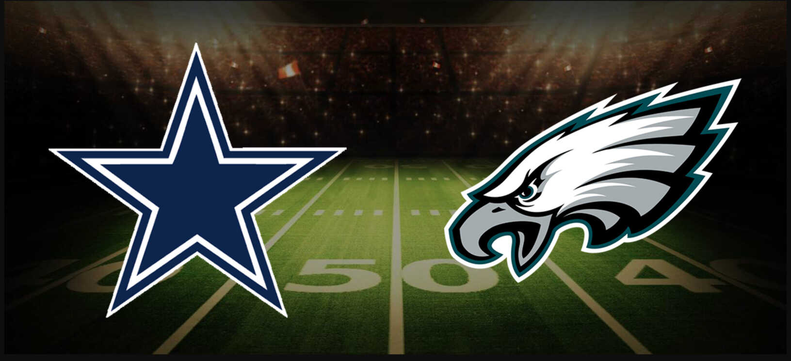 Eagles och Cowboys i het säsongsöppning