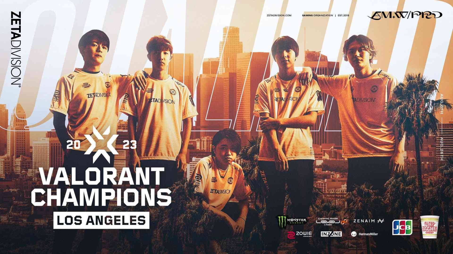 ZETA DIVISION、HERO Esports Asia Champions League初戦へ