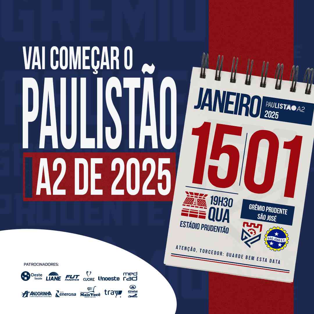 Grêmio Prudente brilha no acesso à Série A2!