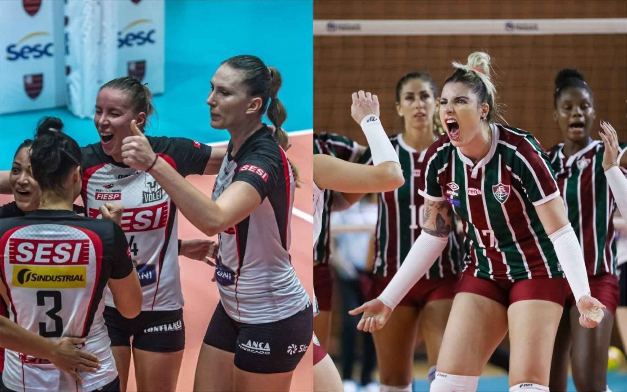 Sesi Bauru brilha e vence Fluminense na Superliga