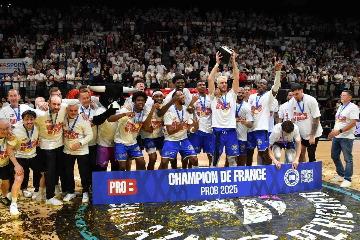Boulazac Basket Dordogne sacré champion de Pro B