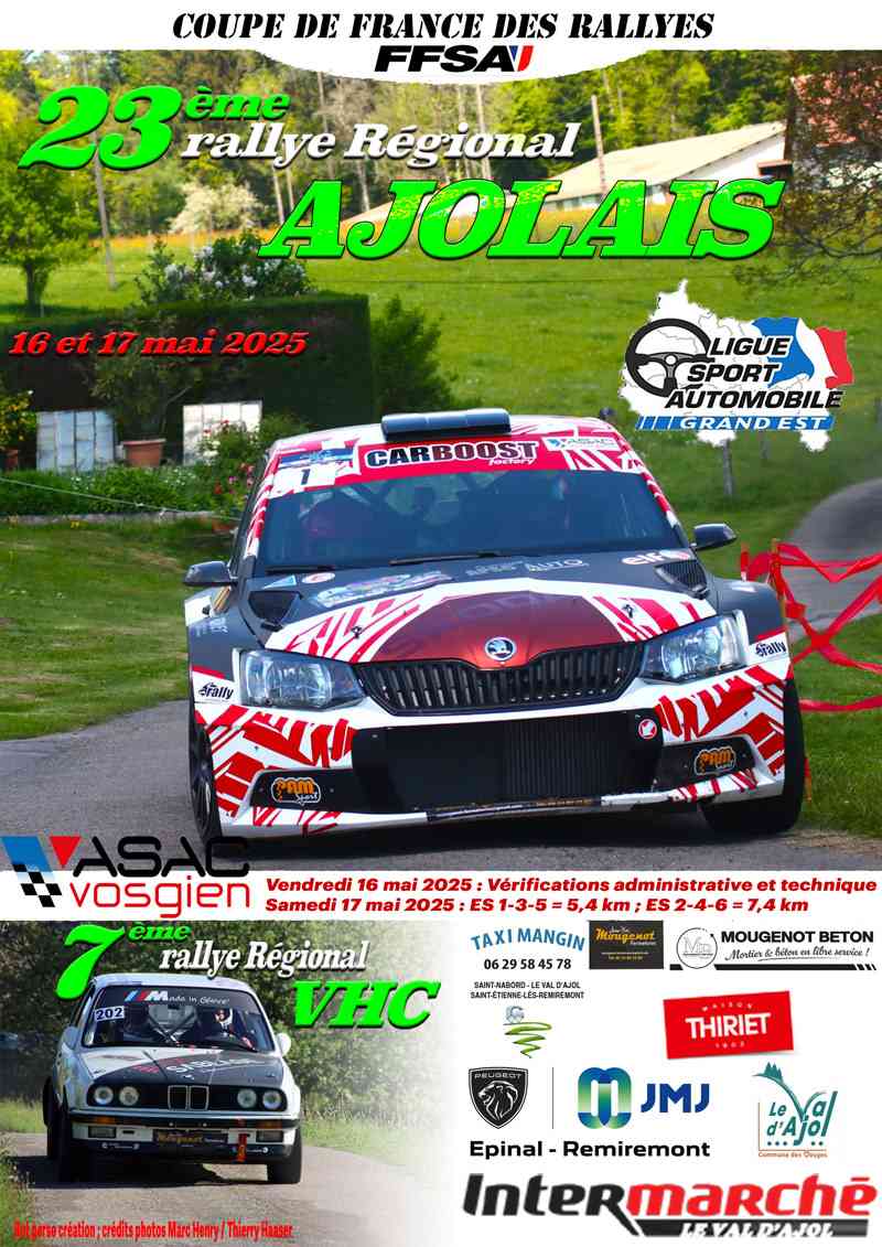 Rallye Ajolais 2025 : Inscrivez-vous maintenant !