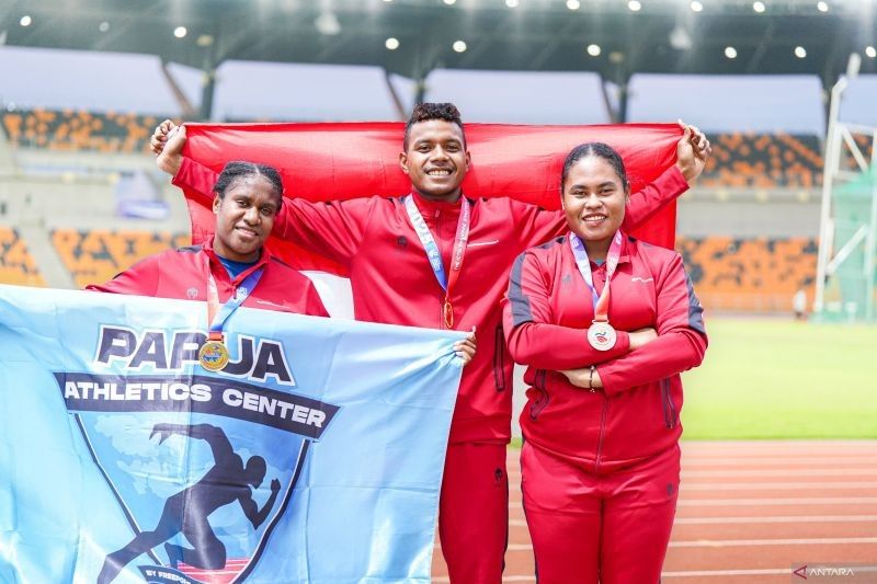 Tim Papua Atletik Raih Emas di Filipina