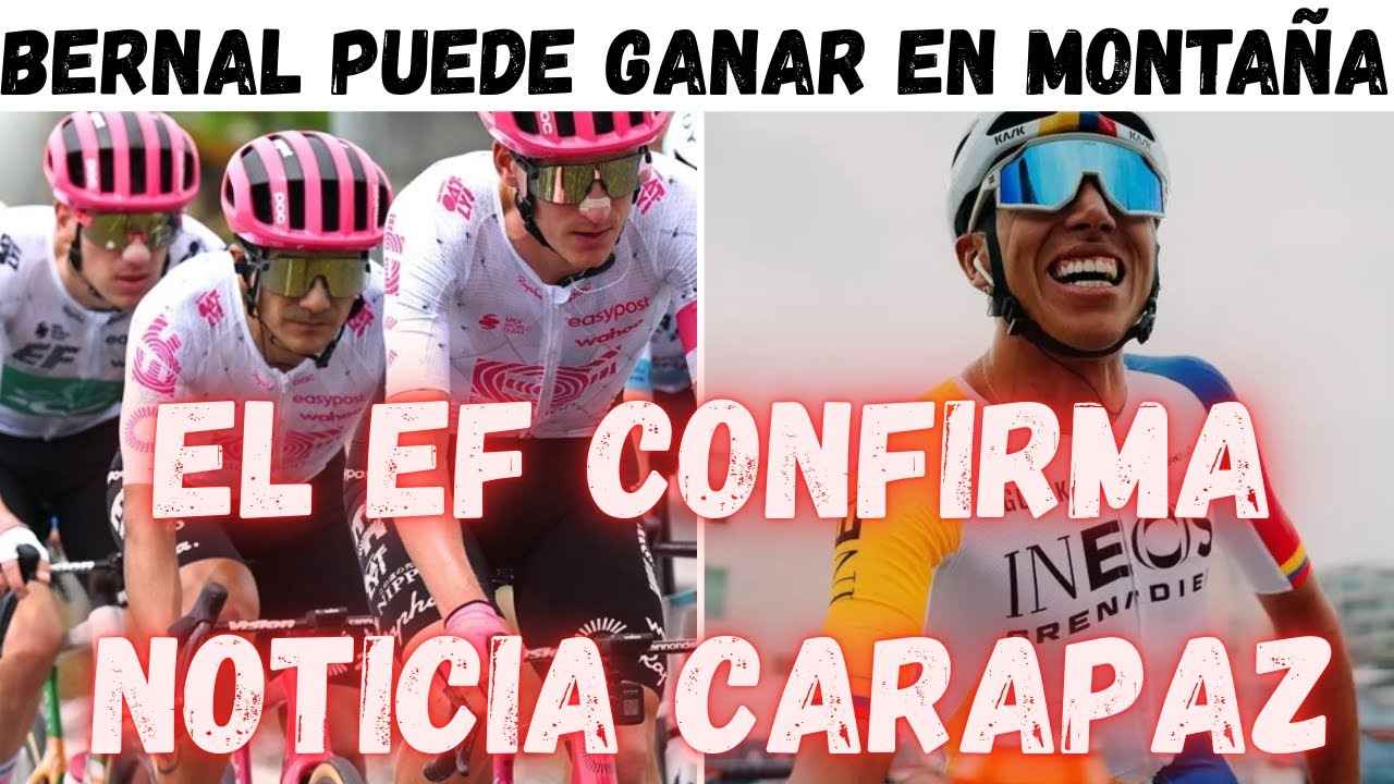 Carapáz se levanta tras caída en el Giro de Italia